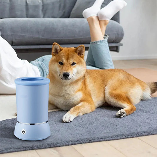 Electric Pet Paw Cleaner - Automatic No-Wipe Paw Washer for Dogs & Cats